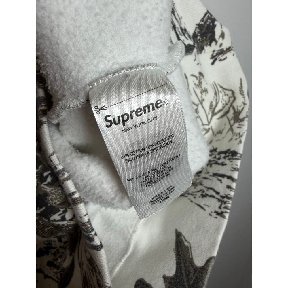 Supreme Small Box Snow Camo Hooded Sweatshirt - Picture 6 of 6